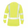 Ge HV Safety T-Shirt, Long Sleeve Reflective Tape S GS114GS